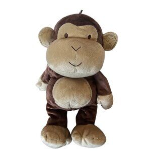 Carter's Just One‎ Year Monkey Brown Plush Baby Lovey 10" Stuffed Animal